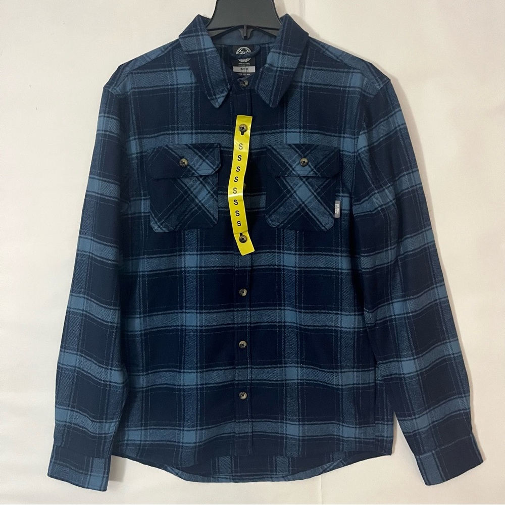 Colorado Clothing Blue Plaid Men's Shirt Size S New with tags